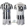 Officiële Voetbalshirt + Korte Broek Juventus Leonardo Bonucci 19 Thuis 2021-22 - Kids